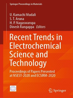 cover image of Recent Trends in Electrochemical Science and Technology